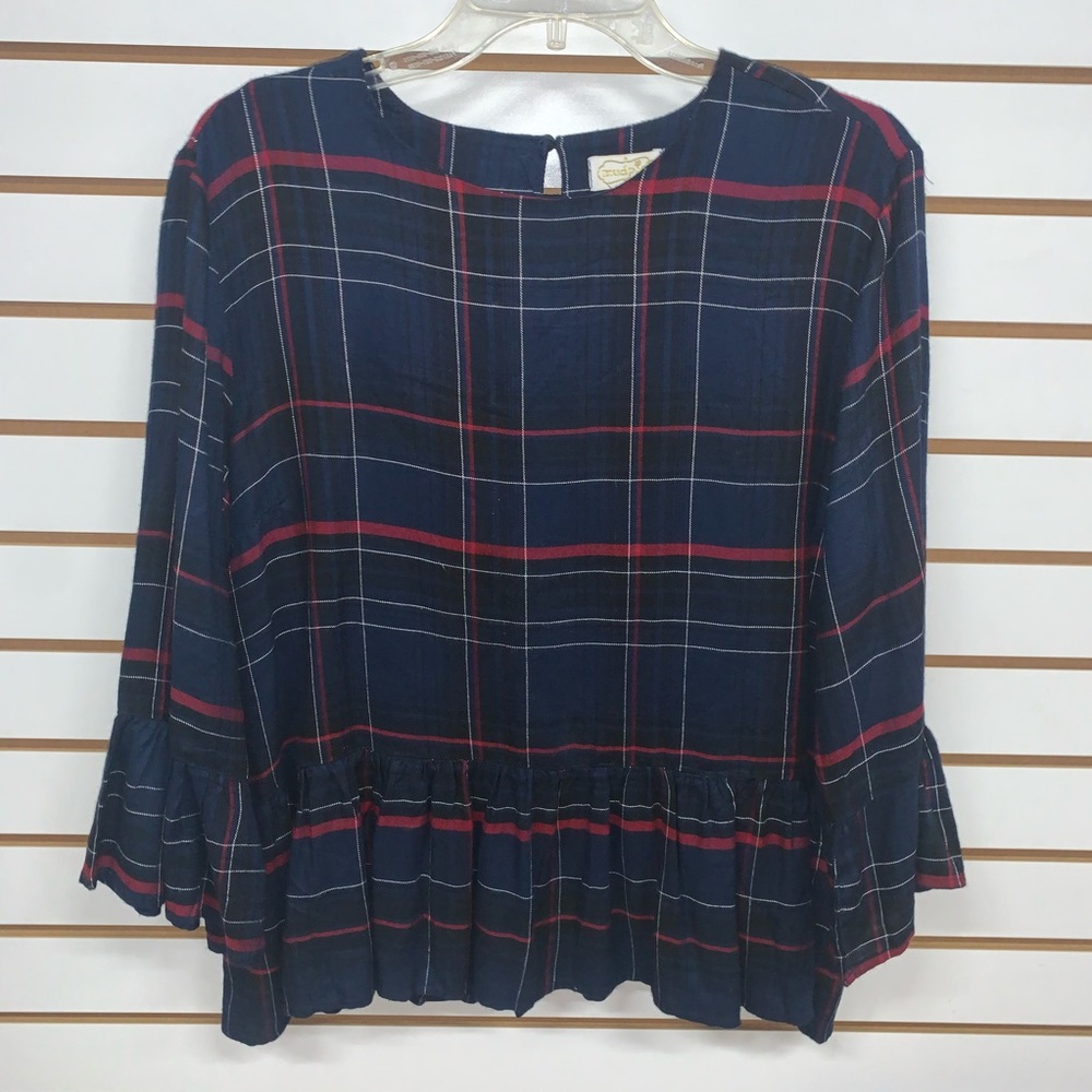 Plaid Blouse